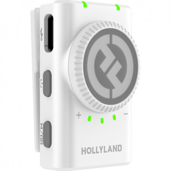 Hollyland LARK M2 DUO 2-Person Wireless Combo Microphone System (White)
