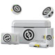 Hollyland LARK M2 DUO 2-Person Wireless Combo Microphone System (White)