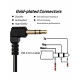 TRS-to-TRS 3.5mm Adapter Microphone Patch Cable 40cm