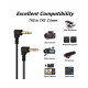 TRS-to-TRS 3.5mm Adapter Microphone Patch Cable 40cm