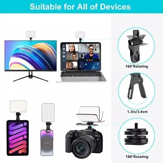 Selfie Light 60 LED 2200mah Rechargeable Cell Phone Fill Light