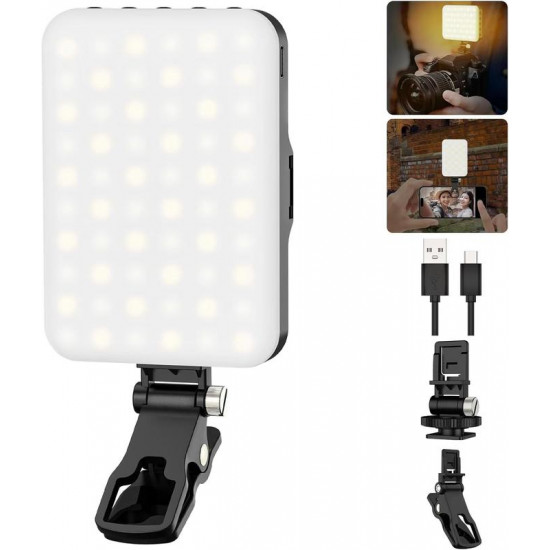 Selfie Light 60 LED 2200mah Rechargeable Cell Phone Fill Light Selfie Light 60 LED 2200mah Rechargeable Cell Phone Fill Light