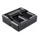 Newell DC-LCD Two-channel Charger for LP-E6 Batteries