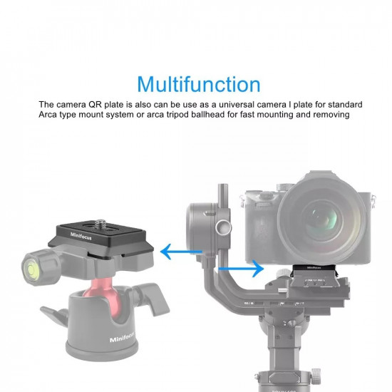 Minifocus Quick Release Plate For DJI Ronin RS3 mini Stabilizer Upper Quick Release Plate For DJI RS3PRO/3/2/C2