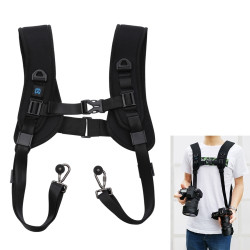 PULUZ Quick Release Double Shoulder Harness Soft Pad Decompression Foam Strap Belt PULUZ Quick Release Double Shoulder Harness Soft Pad Decompression Foam Strap Belt