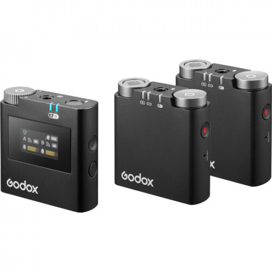 Godox Virso S M2 2-Person Wireless Microphone System for Sony Cameras and Smartphones Godox Virso S M2 2-Person Wireless Microphone System for Sony Cameras and Smartphones