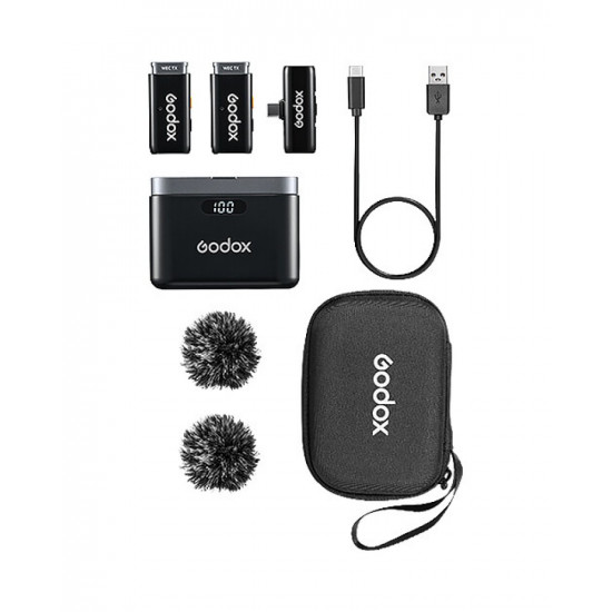 Godox WES2 2-Person Wi7reless Microphone System for USB-C Devices