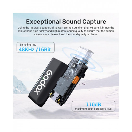 Godox WES2 2-Person Wi7reless Microphone System for USB-C Devices