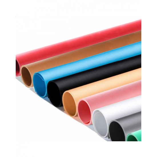 Fotolux 70x140cm 9 Color PVC Background Sheet for Products Photography