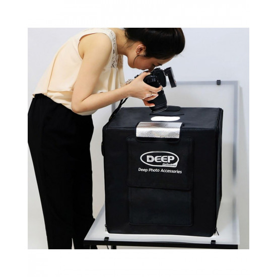 DEEP LED Studio-in-a-Box 60x60cm Bi-Color 3200K-5600K