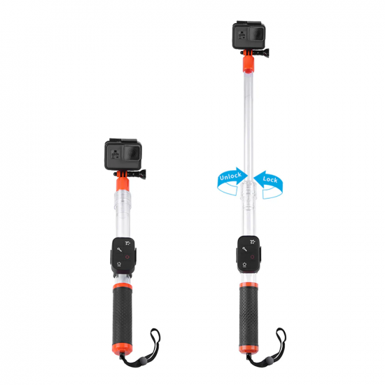 TELESIN Floating Translucent Waterproof Selfie Stick