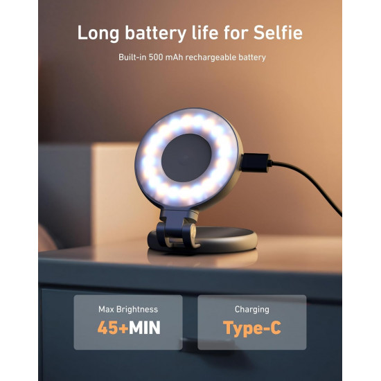 TELESIN C03 Magnetic Selfie Ring Light