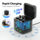 TELESIN Charging Case With 2 Batteries for Hero 12/11/10/9