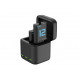 TELESIN Charging Case With 2 Batteries for Hero 12/11/10/9