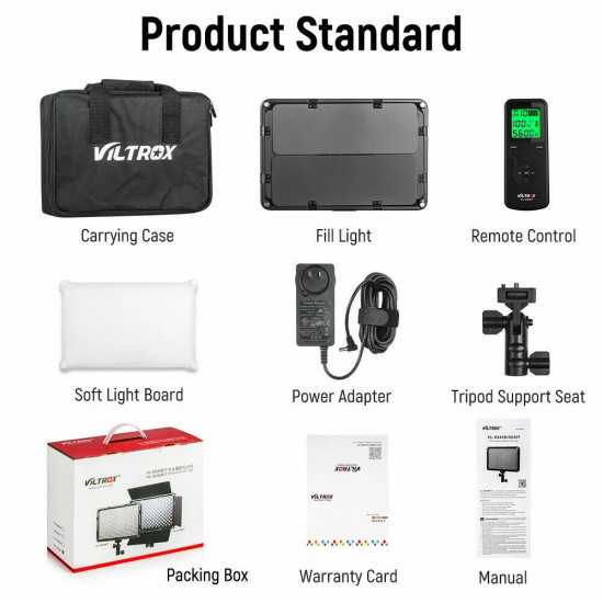 VILTROX VL-192T 45W Bi-Color LED Light Panel