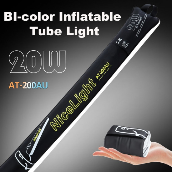 NiceFoto AT-200AU 20W Portable Air Tube Bi-Color LED Light NiceFoto AT-200AU 20W Portable Air Tube Bi-Color LED Light