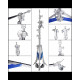NiceFoto LS-M6 Stainless Steel Heavy Duty Adjustable Light Stand With Wheels and Arms