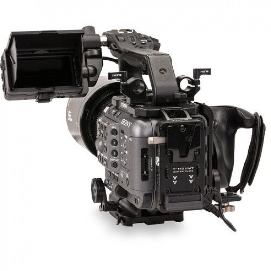Tilta Camera Cage for Sony FX6 with V-Mount Battery Plate Advanced Kit (ES-T20-B-V)