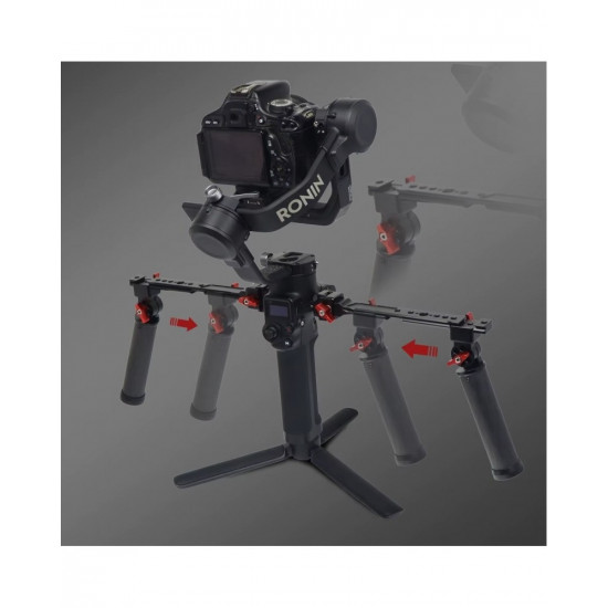 Stabilizer Dual Handle Grip Extension Arm Adjustable Light Monitor Bracket Stand For RS2/RSC2/RS3 Mini/RS3/RS4 Pro Stabilizer Dual Handle Grip Extension Arm Adjustable Light Monitor Bracket Stand For RS2/RSC2/RS3 Mini/RS3/RS4 Pro