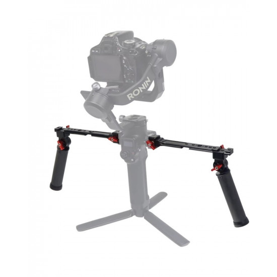 Stabilizer Dual Handle Grip Extension Arm Adjustable Light Monitor Bracket Stand For RS2/RSC2/RS3 Mini/RS3/RS4 Pro Stabilizer Dual Handle Grip Extension Arm Adjustable Light Monitor Bracket Stand For RS2/RSC2/RS3 Mini/RS3/RS4 Pro