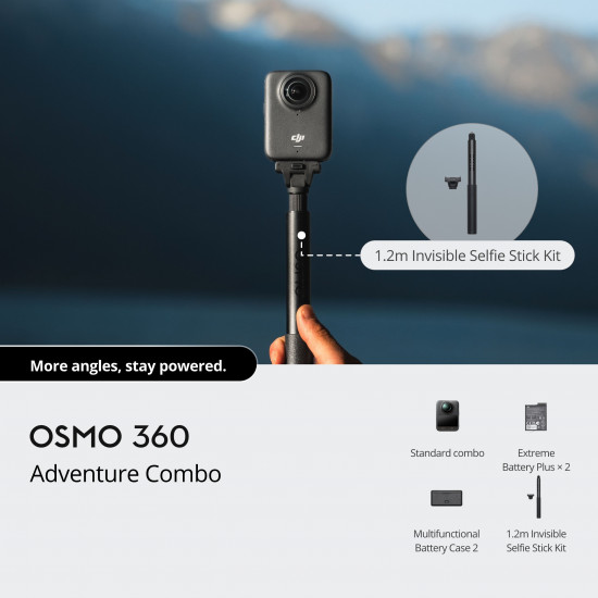 DJI Osmo 360 Action Camera Adventure Combo DJI Osmo 360 Action Camera Adventure Combo