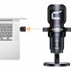 COMICA Audio EJoy Uni Pro D RGB Cardioid Condenser Wireless/USB-C Microphone with Desktop Stand