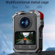 Metal Protective Cage for DJI Osmo 360 Camera with Dual Cold Shoe Mount