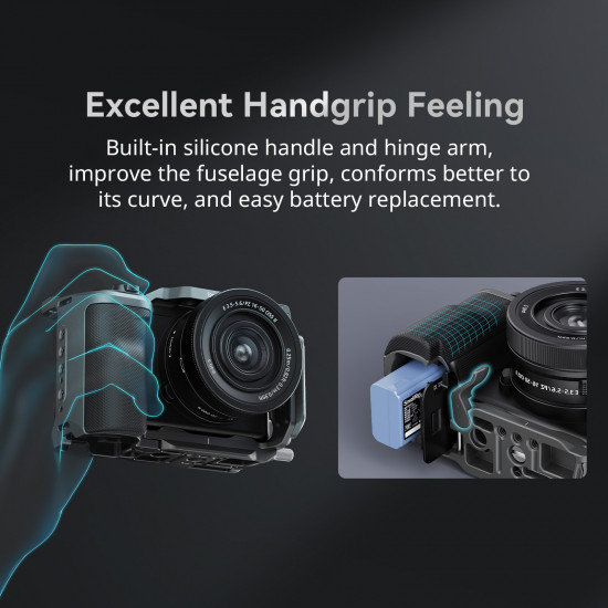 SmallRig HawkLock Quick Release Cage Kit for Sony ZV-E10 II