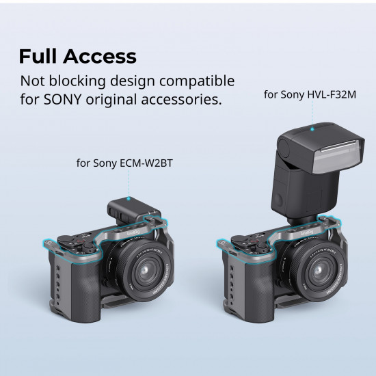 SmallRig HawkLock Quick Release Cage Kit for Sony ZV-E10 II