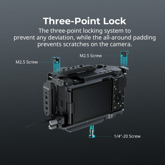 SmallRig HawkLock Quick Release Cage Kit for Sony ZV-E10 II