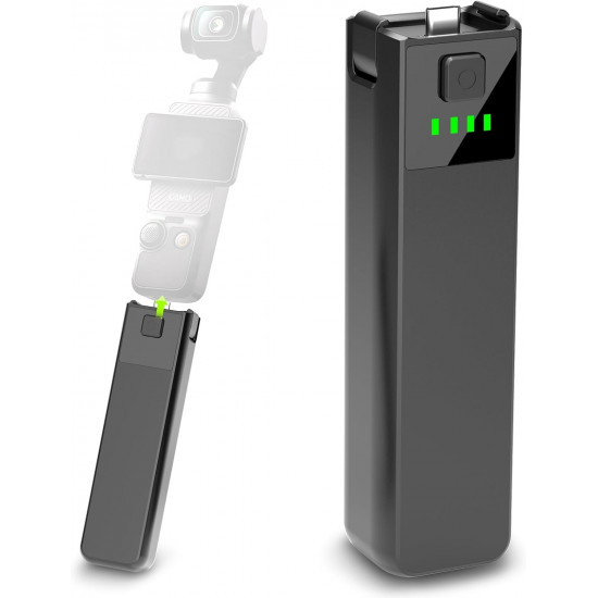 Portable Battery Handle for DJI Osmo Pocket 3 5000mAh with MINI Tripod Portable Battery Handle for DJI Osmo Pocket 3 5000mAh with MINI Tripod