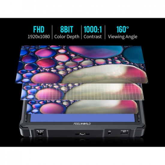 FeelWorld FW568 PRO 6" High-Bright On-Camera 4K HDMI Monitor