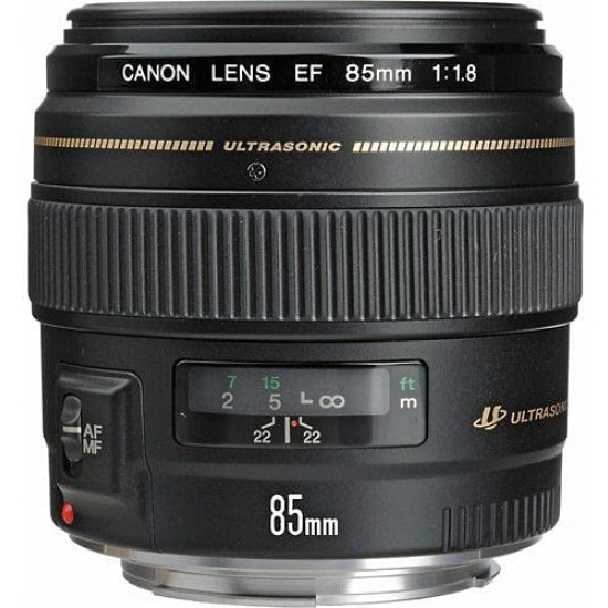 Canon EF 85mm f/1.8 USM Lens, Black Canon EF 85mm f/1.8 USM Lens, Black