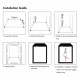 PULUZ Professionele 200 cm Fotografie Fotostudio Doos 6 Licht Strip Bars 240 w 5500 k 2 meter Foto Verlichting schieten Tent Kit