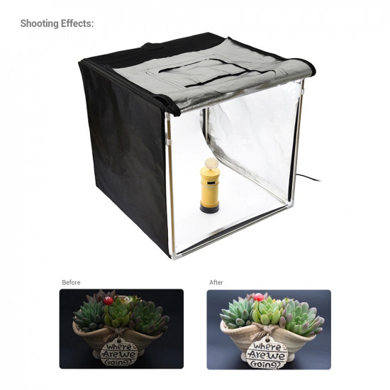 Godox LSD60 60*60*60cm LED Mini Photography Studio Shooting Tent Softbox with 2pcs LED Light Board Godox LSD60 60*60*60cm LED Mini Photography Studio Shooting Tent Softbox with 2pcs LED Light Board