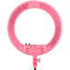 Godox LR160 Pink Led Ring Light with Make Up Mirror Bi-color 3300-8000K 18W Video Selfie Makeup Fill Lighting Live Shooting