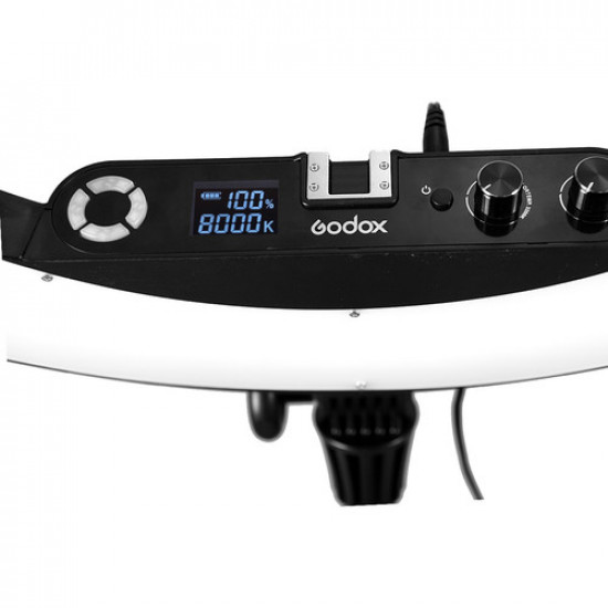 Godox LR160 Black Led Ring Light with Make Up Mirror Bi-color 3300-8000K 18W Video Selfie Makeup Fill Lighting Live Shooting Godox LR160 Black Led Ring Light with Make Up Mirror Bi-color 3300-8000K 18W Video Selfie Makeup Fill Lighting Live Shooting