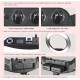 Godox LR160 Black Led Ring Light with Make Up Mirror Bi-color 3300-8000K 18W Video Selfie Makeup Fill Lighting Live Shooting Godox LR160 Black Led Ring Light with Make Up Mirror Bi-color 3300-8000K 18W Video Selfie Makeup Fill Lighting Live Shooting