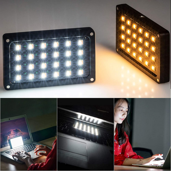 Viltrox RB08 Bi-color 2500K-8500K Mini Video LED Light Portable Fill Light Built-in Battery for Phone Camera Shooting Studio