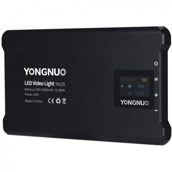 YONGNUO YN125 Mini LED Fill Light 3200-5600K Photography Lamp 120LEDs Dimmable Built-in Battery for Video Selfie Taking Photo YONGNUO YN125 Mini LED Fill Light 3200-5600K Photography Lamp 120LEDs Dimmable Built-in Battery for Video Selfie Taking Photo