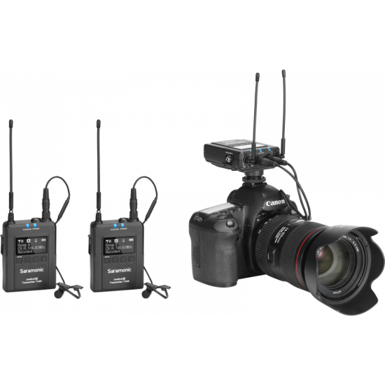 SARAMONIC UWMIC9S KIT2 WIRELESS MICROPHONE SYSTEM (TX+TX+RX) SARAMONIC UWMIC9S KIT2 WIRELESS MICROPHONE SYSTEM (TX+TX+RX)