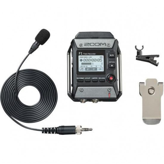 Zoom F1 Field Recorder with Lavalier Microphone Zoom F1 Field Recorder with Lavalier Microphone