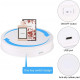 PULUZ Turntable Display Stand Adjusting Speed USB Electric Rotating Video Shooting Props Turntable for Photography (30cm, White)