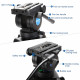 BENRO KH25N KH-25N Video Camera Tripod Professional Hydraulic Head Magnesium Alloy Tripod+Video Tripods Bag
