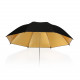 UB-003 Photo  Studio Reflector Umbrella(101cm Black/Gold)