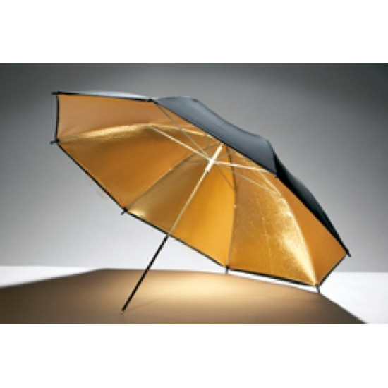 UB-003 Studio Reflector Umbrella(84cm Black/Gold)