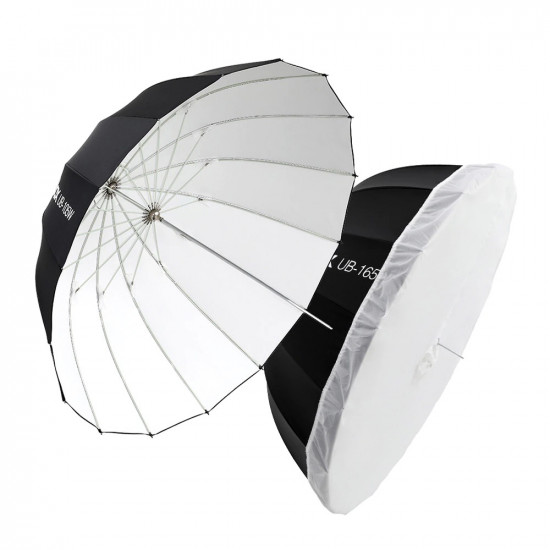 Godox Parabolic Umbrella White for 65 Inch / 165cm With Diffuser Godox Parabolic Umbrella White for 65 Inch / 165cm With Diffuser