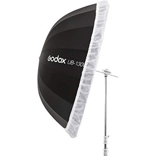 Godox silver Parabolic Umbrella 130CM (51") UB-130W With Diffuser