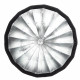 Godox AD-S85S 85cm Deep Parabolic Softbox Inside Silver with Honeycomb Grid Godox Mount Softbox for AD400PRO Flash