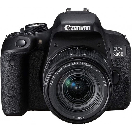  Canon EOS 800D Digital SLR Camera with 18-55mm EF-S IS STM Lens